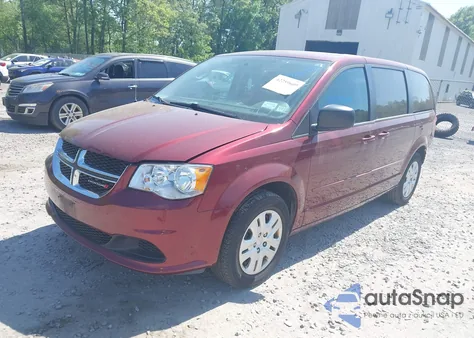 2016 Dodge Grand Caravan Se from USA, damaged, VIN 2C4RDGBG2GR401371